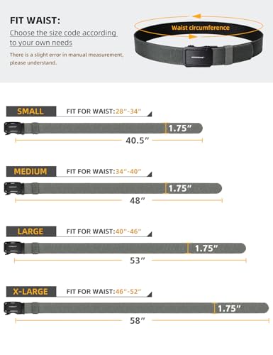 Image of IDOGEAR SPORTS Quick-Adjust Tactical Ratchet Belt | Heavy-Duty 1000D Nylon for EDC, CCW & Duty Use