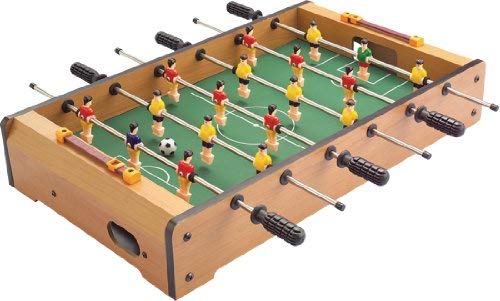Solex 90202 - Futbolín (Madera, tamaño pequeño, 48,5 x 28,5 x 8,4 cm)