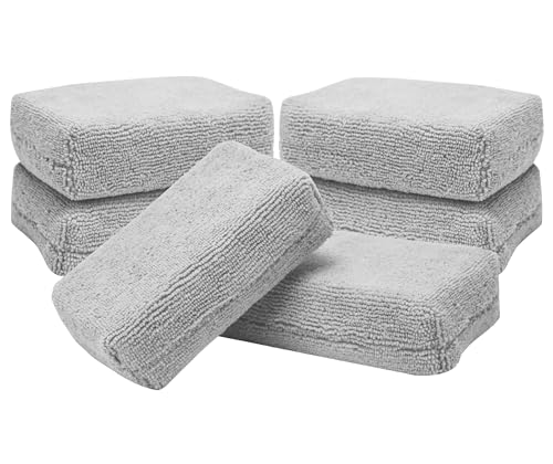 Viking Car Care Viking Car Care 449201 Rectangular Microfiber Applicator Pads, 6 Pack