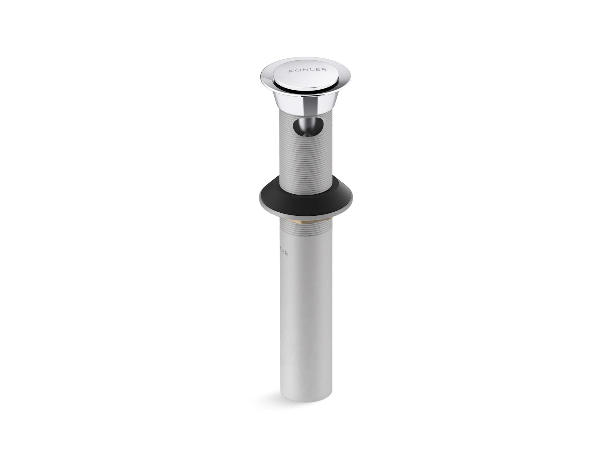 Kohler K-25322-CP Bathroom sink clicker drain with overflow, Polished ...