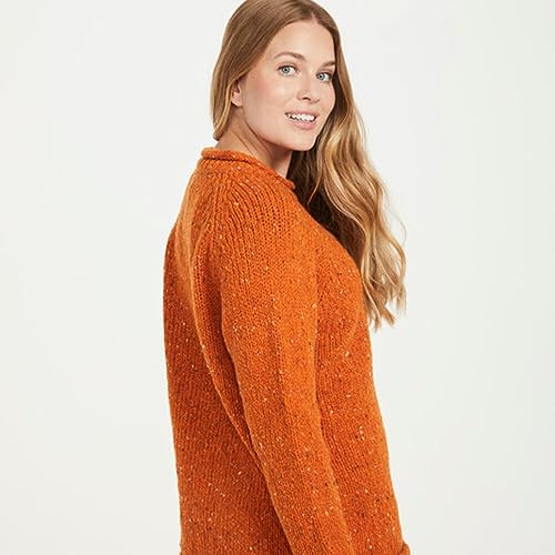 Image of Aran Woollen Mills Roll Neck Sweater for Women