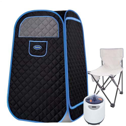 Portable Steam Sauna with 1000W & 2.2L Generator