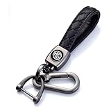 WENINETIES Llavero de para Coche para MG MG4 MG5 ZS HS EZS EHS EV 2023 2022, Anillo en D Antipérdida para Hombres y Mujeres Coche Regalos Mujer Hombre Llave Anillo