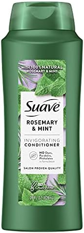 Suave Professionals Invigorating Conditioner for Dry, Damaged Hair Rosemary and Mint Paraben-free and Dye-free Deep Hair 28 oz