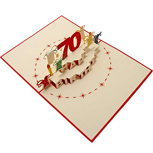 Favour Pop Up biglietto per il 70° compleanno