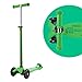 Micro Kickboard - Maxi Deluxe 3-Wheeled, Lean-to-Steer, Swiss-Designed Micro Scooter for Kids, Ages 5-12 (Green)