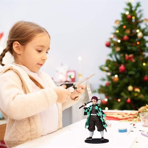 Image of Anime Cartoon Character Q Posket Action Figure | Limited Edition | Attractive Lightweight Durable Toy Figures for Home Decors Office Desk and Study Table (Tanjiro 16Cm)