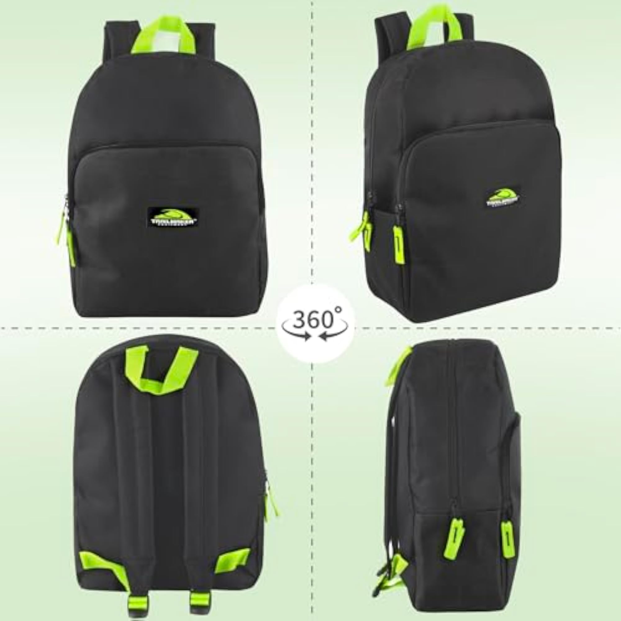 Color Block Backpacks for School, Small Travel Backpack for Kids