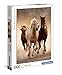 Clementoni-Running Horses Puzzle, 1000 Pezzi, Multicolore, 39168