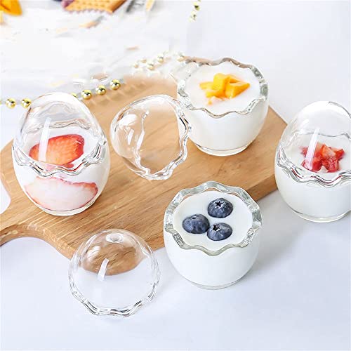 Ei Shell Pudding Fles Transparante Glazen Fles Pudding Wedstrijd Gebakken Pudding Dessert Jelly Mousse - Image 6