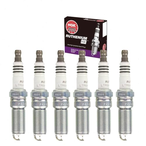 6 pc NGK Ruthenium HX Spark Plugs Ford Mustang 3.7L V6