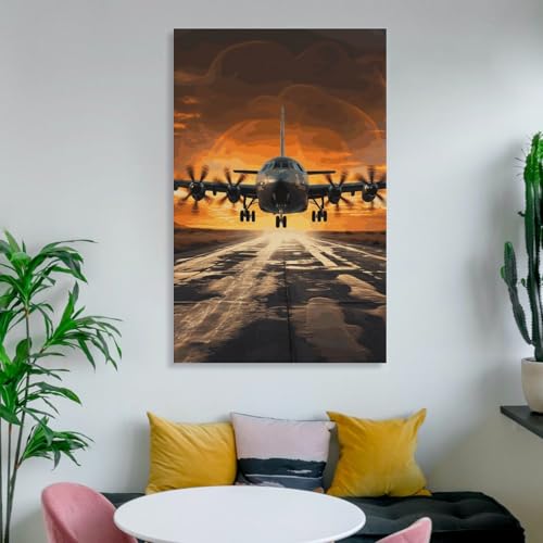 Tableau avion militaire : la solution pour personnaliser un mur de chambre vide - 6