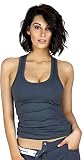 Foxers Charcoal Gray Racer Back Tank (XL)