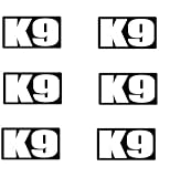 Pack of 6-2'' Stickers - K9 K-9 Unit Police Guard Dog car Bumper Sticker - Sticker Graphic Decal