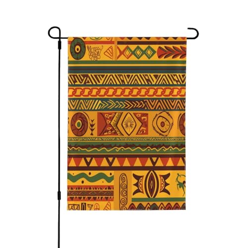 Drapeau de maison en polyester de qualité supérieure avec imprimé africain
