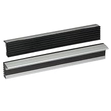 Yost 38003 MR-380 Magnetic Aluminum Jaw Cap with Rubber Surface, 8"