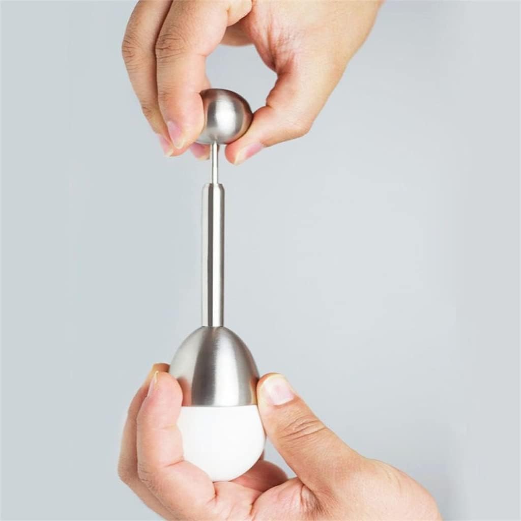 Stainless Steel Boiled Egg Topper Shell Top Kitchen Tool Cutter Knocker Opener Eggshell Separator Gadget