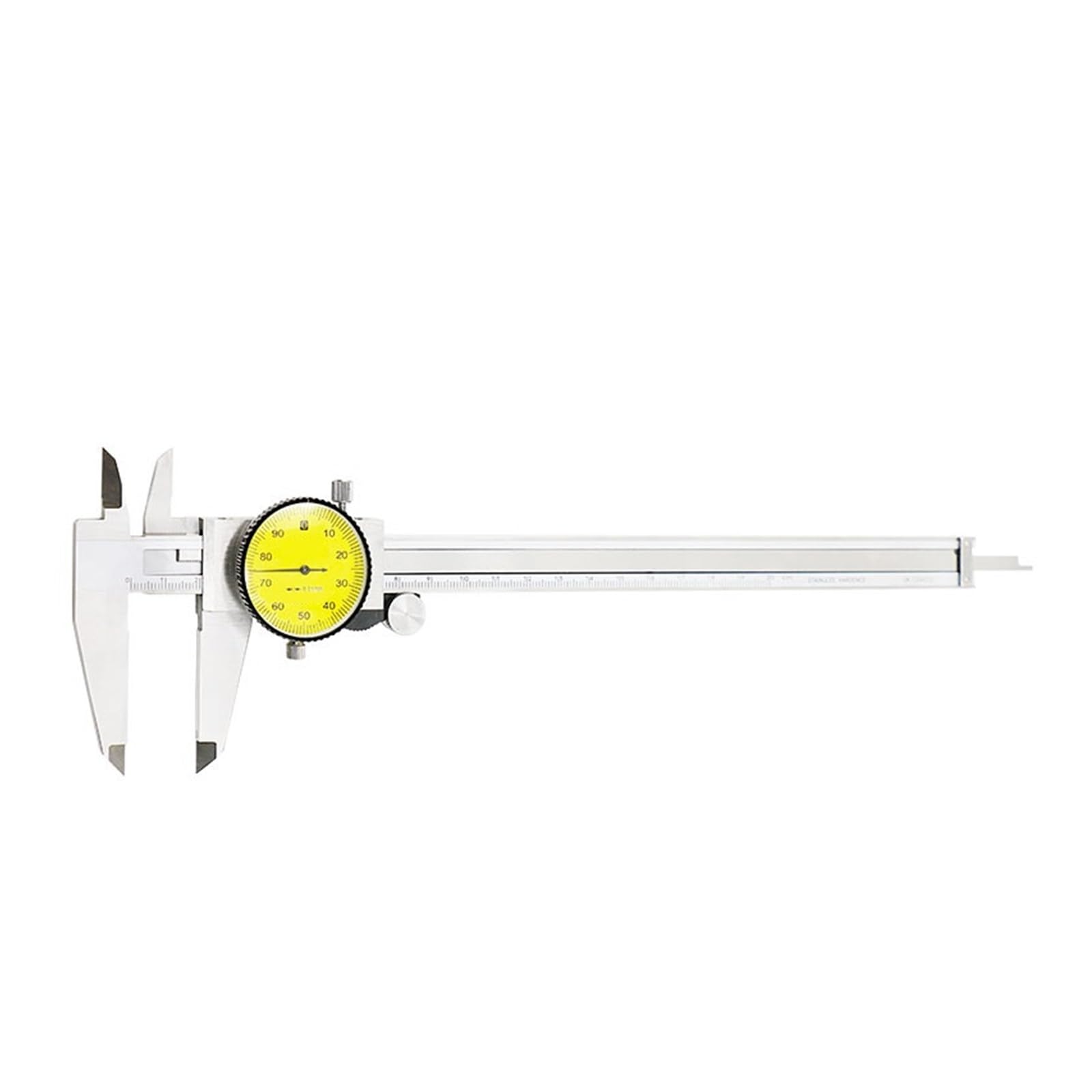 BDAYEK Vernier calipers Stainless Steel Shrock-Proof Dial Vernier Caliper 0.01 Mm Gauge 0-200