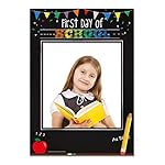 SWYOUN Black First Day of School Back to school Party Photo booth Selfie Frame - Image 2