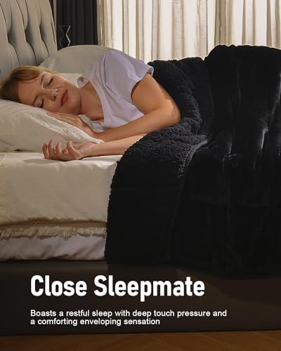 Wemore 1W855060801501 Sherpa Fleece Weighted Blanket thumb #3