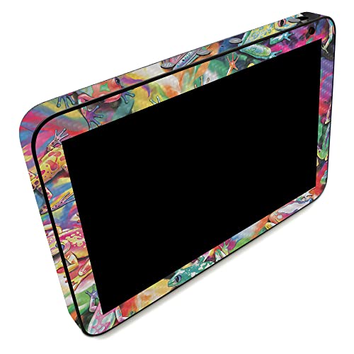 Image of MightySkins Carbon Fiber Skin Compatible with Amazon Echo Show 8 (Gen 2) - Wet Paint | Protective, Durable Textured Carbon Fiber Finish | Easy to Apply | Made in The USA