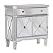 Powell Mirrored 1-Drawer, 2-Door Console