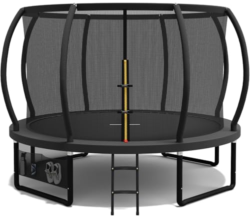 Devoko Trampolin Outdoor Ø 228/305/366/427 cm, GS-Zertifikat, Kindertrampolin Gartentrampolin mit Sicherheitsnetz, Rundes Riesentrampolin mit Leiter und Schuhbeutel Devoko Trampolin Outdoor Ø 228/305/366/427 cm, GS-Zertifikat, Kindertrampolin Gartentrampolin mit Sicherheitsnetz, Rundes Riesentrampolin mit Leiter und Schuhbeutel