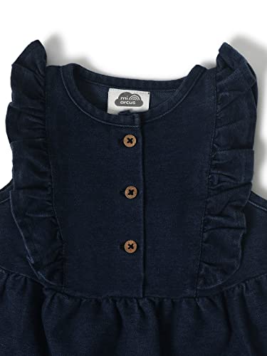 Image of Mi Arcus Corduroy Collar Dress for Baby Girl
