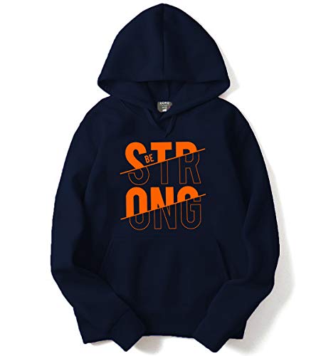 Image of ADRO Men's Cotton Hooded Neck Sweatshirt