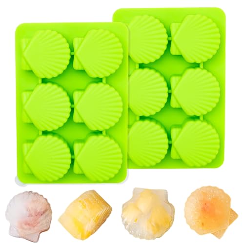 Molde de silicona para cubos de hielo con tapa 2 piezas miniatura 1