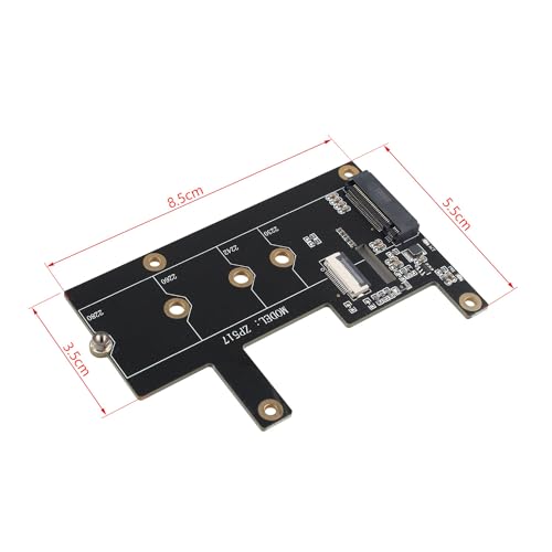 Carte PCIe M.2 NVMe SSD Multi-Format ZDE ZP517B Raspberry Pi 5