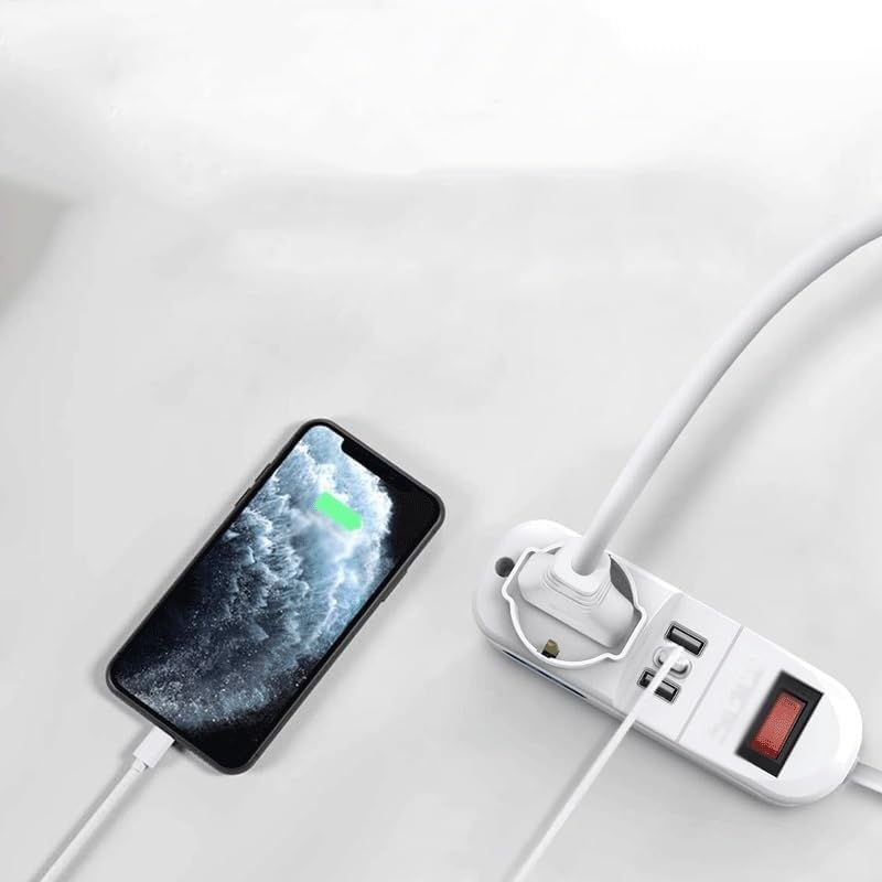Power Outlet with 5 V / 2.4a 2 and 3 AC Sockets Surge Protectors