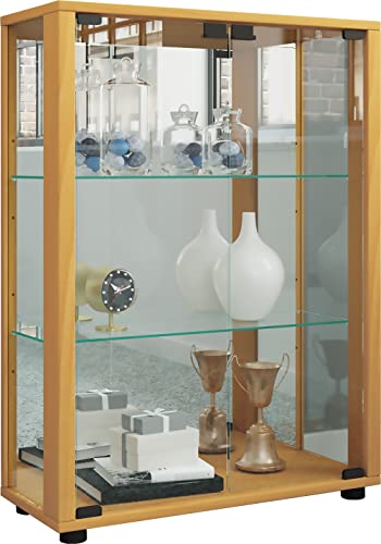 VCM Bois Verre vitrine collecteur Verre vitrine vitrine Stand Sintalo Miroir Bois Verre vitrine collecteur Verre vitrine vitrine Stand Sintalo Miroir Hêtre