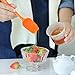 6PCS Silicone Spatulas, MONGSEW Food Grade Heat Resistant Rubber Spatula Set, Kitchen Spatulas for Baking, Cooking and Mixing, BPA-Free, Dishwasher Safe (Set of 6, Multi Colors)