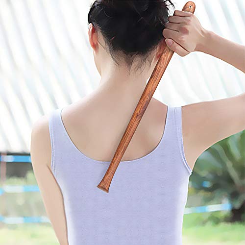 Tomorotec Back Scratcher, Thicken Extended Backscratchers for Women Men Adults, Wooden Back Scratcher Long Handle 17 inch