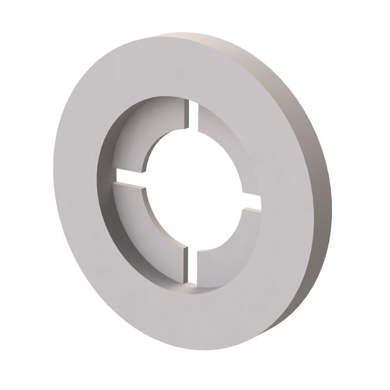 Essentra, 16FWRT250062, Natural Nylon Anti-Loss Washer Retaining Washer - 9.5 mm (0.375 in) - 15.1 mm (0.594 in) - Thickness 1.6 mm (0.062 in) - Compatible Screw Sizes 1/4 (1000 Item/s)