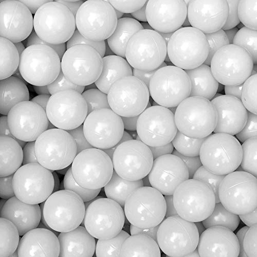 MoonxHome Ball Pit Balls 2.15 in, 200 pcs, crush-proof plastic