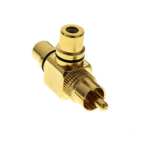SING F LTD Adaptador divisor RCA 1 macho a 2 hembras miniatura 4