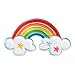PatchMommy Toppa Termoadesiva Arcobaleno Patch Ricamate per Ferro da Stiro o per Cucire - Toppe Adesive per Vestiti, Applicazioni per Tessuti Bambini