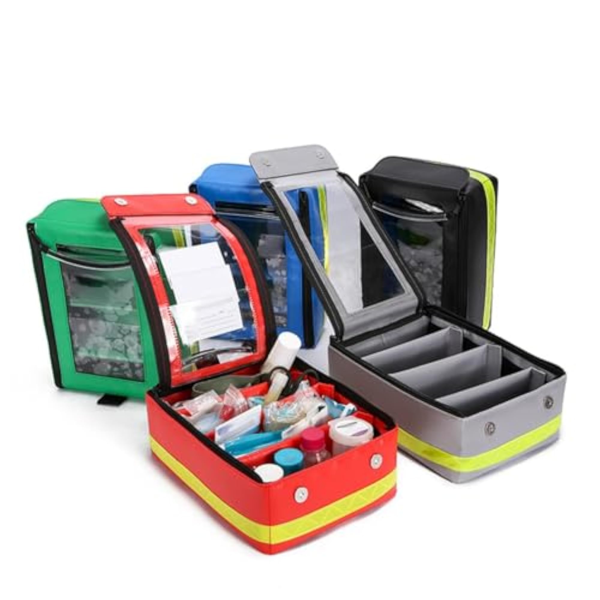 Portable First Aid Bag, Empty Medical Pouch for Travel