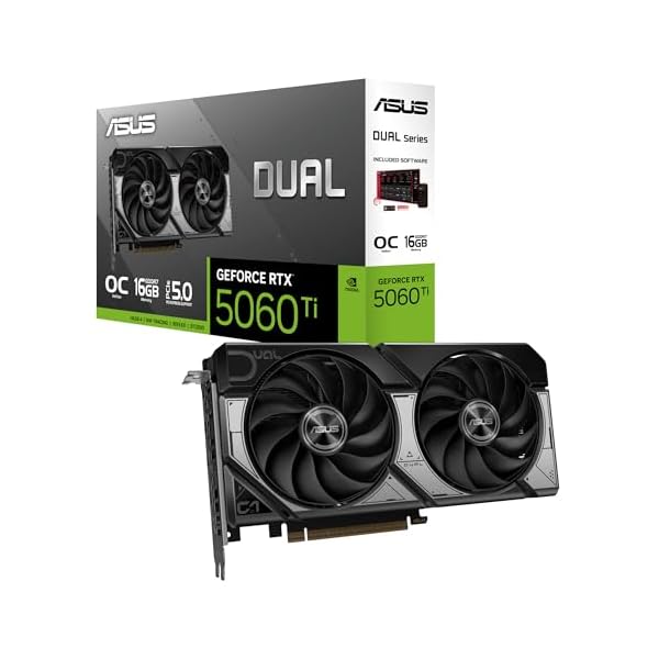 ASUS Dual GeForce RTX 5060 Ti 16GB GDDR7 OC Edition 16GB GDDR7