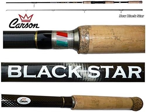 Canne pêche au brochet barracuda mer Black Star Spinning 3m 30/80g carbone