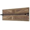 Autumn Alley Rustic Farmhouse Towel Rack – Stunning Barn Wood Farmhouse Bathroom Decor for Wall – Expertly Inlaid Wood with Matte Black Bar for Rustic Bathroom Decor