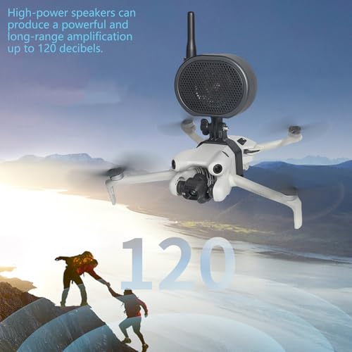 Mégaphone longue distance 2000m léger pour drone et accessoires de communication - 2