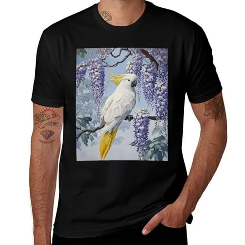 Cockatoo with Yellow Feathers Unisex T-Shirts Graphic Tees ...