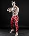 DRSKIN Men’s Compression Pants Tights Leggings Sports Baselayer Running Athletic Workout Active (DMRB03, L) Red