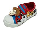 Zusätzlicher Komfort – Ihre Kinder werden diese Toy Story, Woody und Buzz Lightyear Leinwand-Pumps lieben, die entworfen wurden, um Komfort und Stil zu bieten. Wir haben auch dafür gesorgt, dass sie eine hervorragende Griffigkeit haben, aber keine Kompromisse beim Stil einzugehen. Kinder werden diese lustigen Designs mit zwei Rip Tape Riemen für einfaches An- und Ausziehen und einer soliden Sohle für Komfort und Griffigkeit lieben. Der Schuh verfügt zudem über die trendigen weißen Bumper auf der Vorderseite