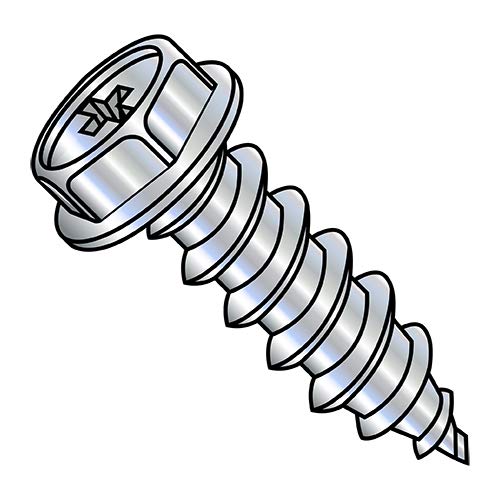 Tornillos autorroscantes zinc hexagonal Phillips 10-12X1 1/2 pack 3000