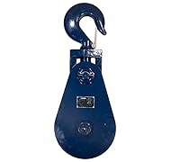 Vista 19 de Mytee Products Bloque de arrebate con gancho WLL 2 Toneladas Polea de 3"' + ' Cable de alambre de 3/8" Pulley para rescate con enrollamiento