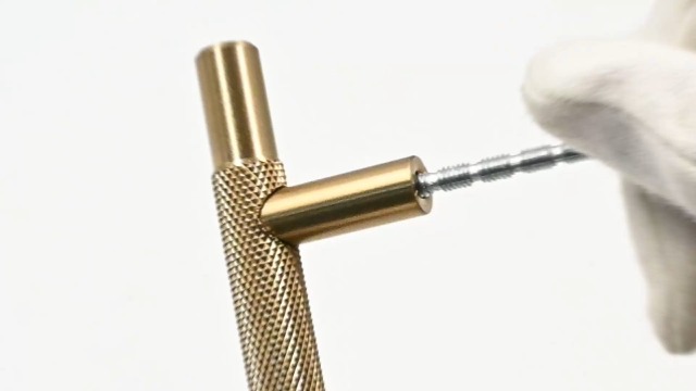 10 Pack 5'' 128mm  Champagne Bronze Knurled Cabinet Handles Kitchen Champagne Pulls For Cabinets Drawer Pulls Dresser Hardware For Cupboard Bathroom - View #9